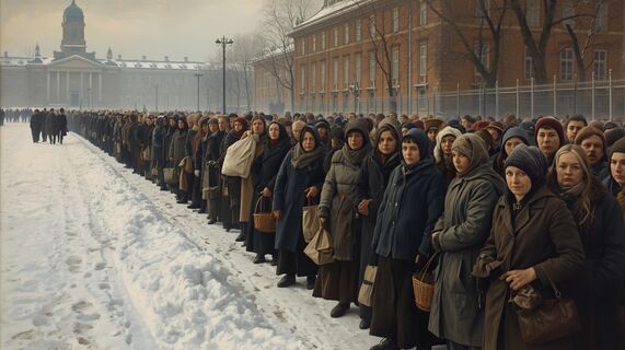 Петроград на голодном пайке: как война 1914-1917 превратила столицу империи в пороховую бочку для революции