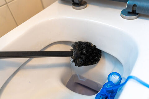 Два компонента - и унитаз чище, чем до покупки: никакой едкой химии, "драить" часами не придется