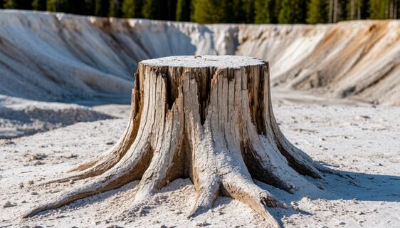 Не пень и не гриб: в Ленобласти нашли окаменелость, которая запутала ученых