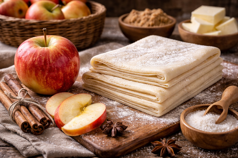 яблочный десерт