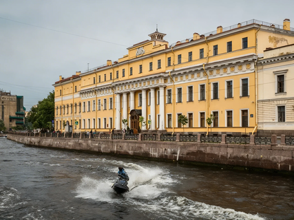 дворец, музей, река