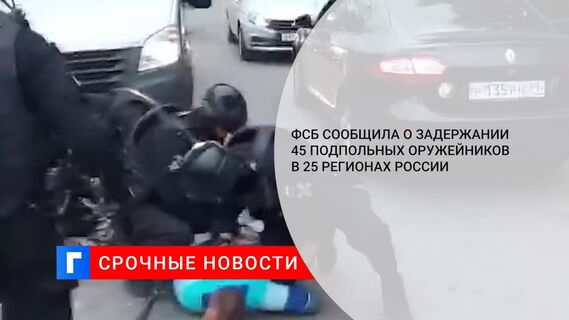 ФСБ сообщила о задержании 45 подпольных оружейников в 25 регионах России ФСБ сообщила о задержании 45 подпольных оружейников в 25 регионах России
