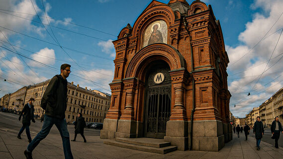 Метро на месте храма