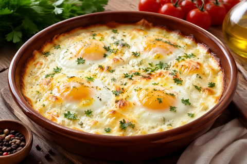 Просто разбиваю яйца в сметану — и завтрак готов: проще уже не бывает