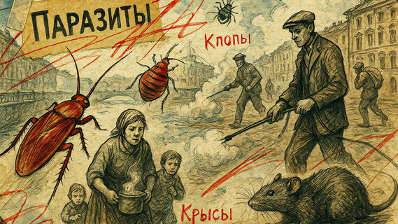 Невидимые хозяева: как Петербург воевал с тараканами, клопами и крысами