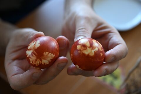 Яйца на Пасху: как не отравиться краской