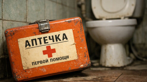 Унитаз, аптечка