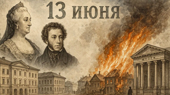 Пушкин чиновник, музей Штиглица, пожар в Песках