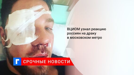 ВЦИОМ узнал реакцию россиян на драку в московском метро