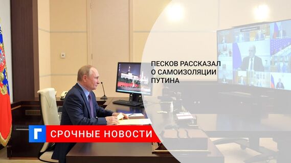 Пресс-секретарь президента Песков: Путин и «Спутник V» работают в обычном режиме