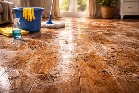 уборка пола