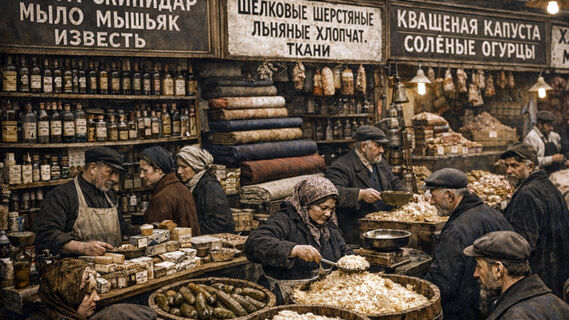 Как выглядел «супермаркет» Петербурга 100 лет назад: все можно было найти в одной лавке