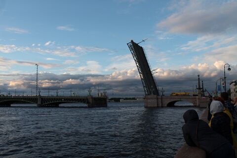разводной мост, Петербург