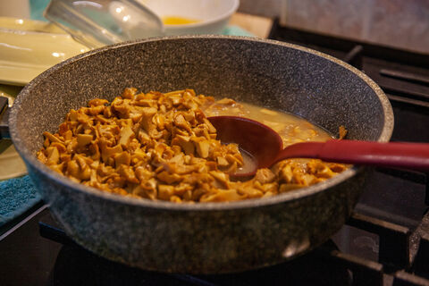 сковорода, грибы