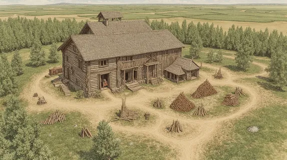 Крестьянский двор на Руси: Зачем нужны были большие семьи и огромные подворья