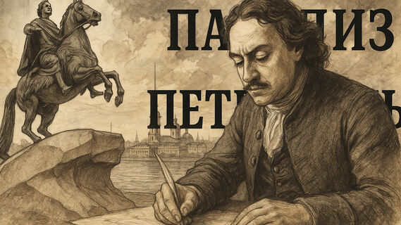 Петр I, Медный всадник