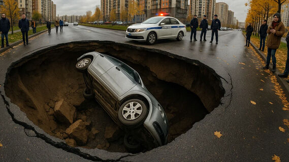 Дыра в Мурино