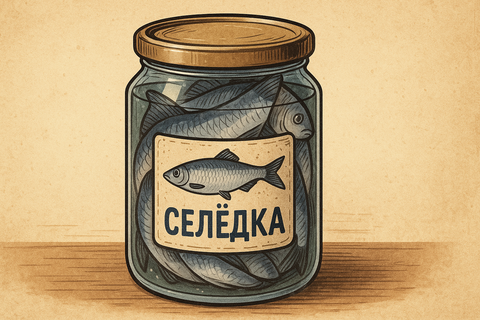 сельдь в банке