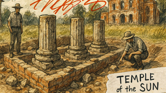 Фундамент Храма Солнца