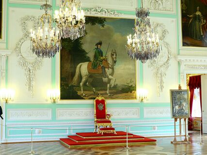 Петергоф, картина, Петр 1