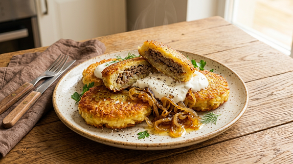 Хрустящая картофельная корочка и сочная начинка: настоящие белорусские колдуны