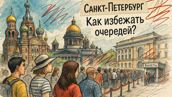 Очередь, люди, музей