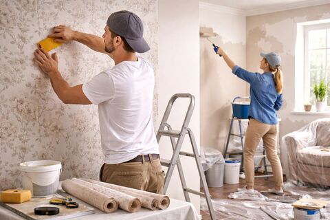 отделка стен