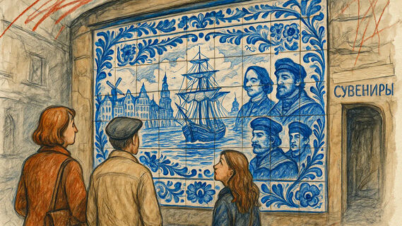 Неизвестная мозаика у Домика Петра