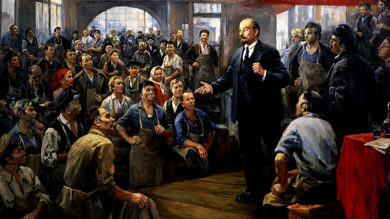 Ленин, рабочие