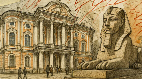 Фасад, сфинкс