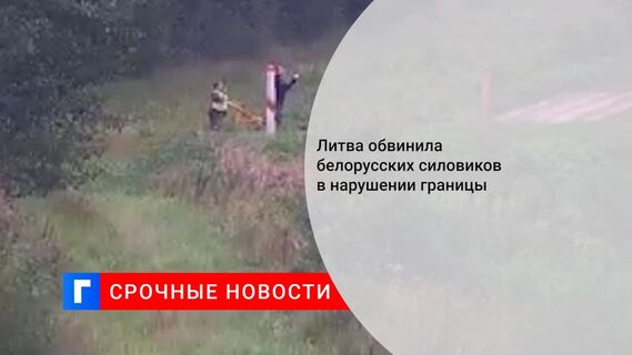 Литва вручила Белоруссии ноту в связи с нарушением границы сотрудниками погранохраны Литва вручила Белоруссии ноту в связи с нарушением границы сотрудниками погранохраны