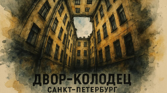 Двор-колодец, дома