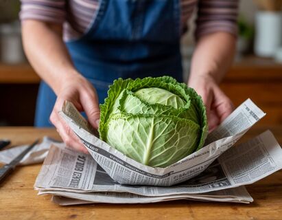 Кочаны капусты сохранятся до весны: укутайте их в такую «шубу» — овощ будет будто только с грядки