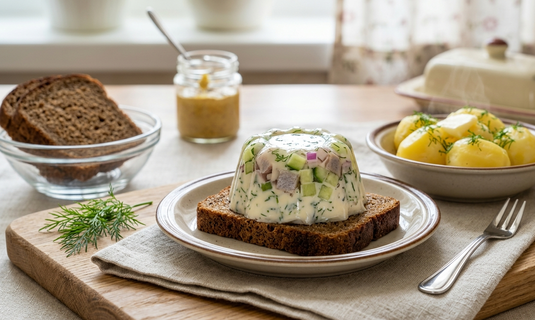 Эстонская закуска, которая удивляет всех гостей с первой ложки: мешаю селёдку со сметаной