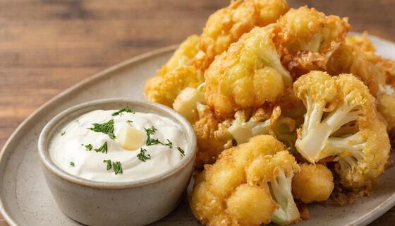 Хрустящая снаружи, нежная внутри: цветная капуста в кляре, которая уделает любое мясо