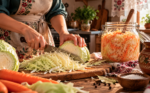 Квашеная капуста в холодном рассоле: вкуснее, чем у бабушки в деревне - хрустящая и очень сочная
