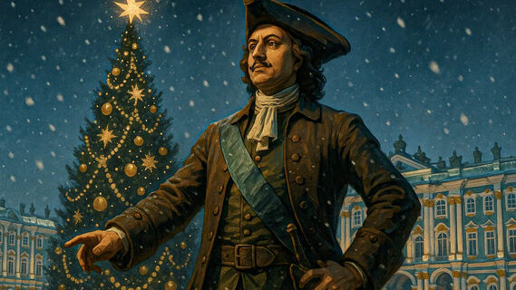 Новогодняя елка, Петр Великий