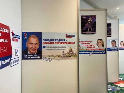 Город не увидит тысячи плакатов партии «Родина»