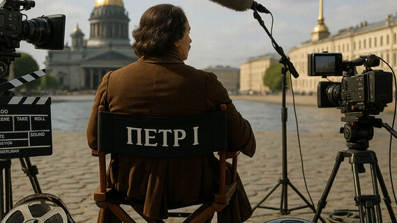 Петр I, съемки