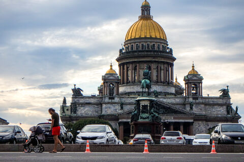 Исаакиевский собор, Санкт-Петербург, колоннада