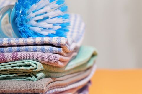 Кухонные полотенца не стираю: чищу за 5 минут в пакете - выглядят как новые и приятно пахнут