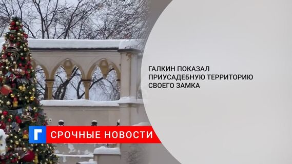 Шоумен Максим Галкин провел видеоэкскурсию по приусадебной территории своего замка