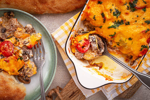 Когда хочется вкусного: Готовлю ужин в 1 посуде - курочку под царской шубкой