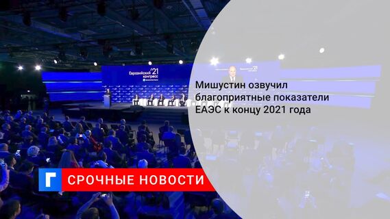 Мишустин озвучил благоприятные показатели ЕАЭС к концу 2021 года
