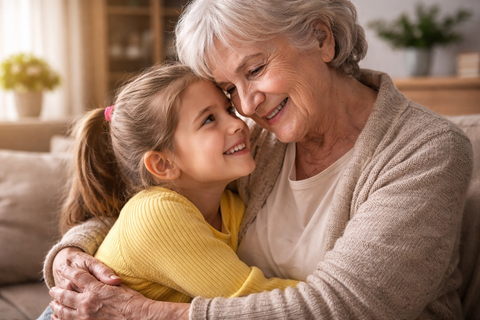 бабушка и внучка