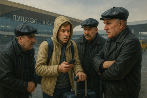 Пулково, таксисты