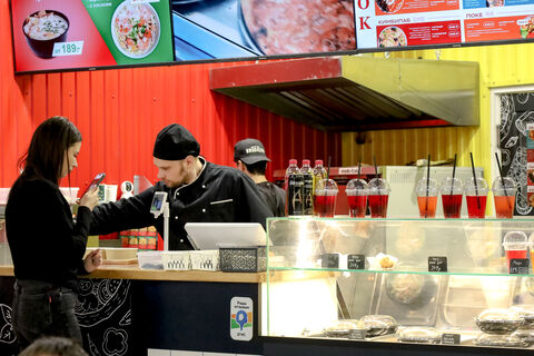 фудкорт, еда