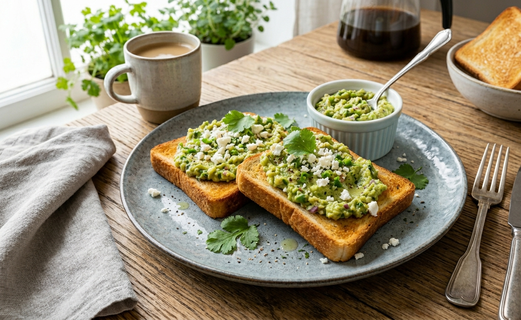 Вкусный и полезный завтрак за 5 минут на сковороде: горячие тосты с гуакамоле, которые заменили бутерброды