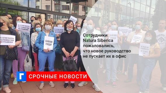 Сотрудники Natura Siberica пожаловались, что новое руководство не пускает их в офис