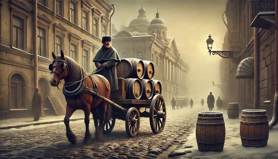 Водовоз в Петербурге